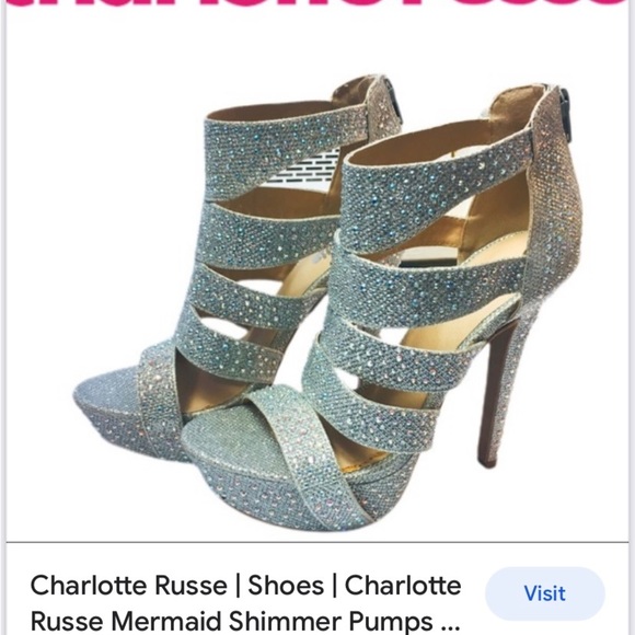 Glitter Encrusted Heels by Charlotte Russe - Picture 8 of 12